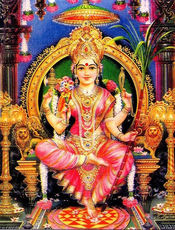 Goddess Bhuvaneshwari-Queen of the Universe-Stumbit Hinduism